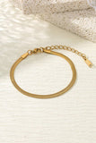 STAINLESS STEEL WATERPROOF TARNISH FREE BRACELET | 40B112: PAPERCLIP