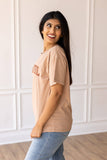 Thankful on Taupe Top: Taupe