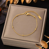 STAINLESS STEEL WATERPROOF TARNISH FREE BRACELET | 40B112: PAPERCLIP