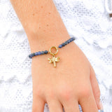 18K Gold PVD Stainless Steel Dragonfly Charm: Gold