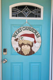 DIY Mooey Christmas Cow Door Hanger
