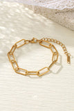 STAINLESS STEEL WATERPROOF TARNISH FREE BRACELET | 40B112: PAPERCLIP