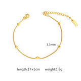 STAINLESS STEEL WATERPROOF TARNISH FREE BRACELET | 40B112: PAPERCLIP