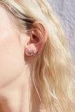 18K Gold PVD Stainless Steel Bow Stud Earrings: Gold