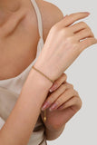 STAINLESS STEEL WATERPROOF TARNISH FREE BRACELET | 40B112: PAPERCLIP