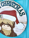 DIY Mooey Christmas Cow Door Hanger