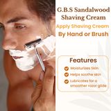 GBS Sandalwood Shave Cream 4 oz