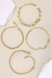 STAINLESS STEEL WATERPROOF TARNISH FREE BRACELET | 40B112: PAPERCLIP