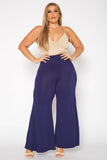 Bellatrix Women's Plus Size Active Flare Leggings: NAVY