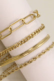 STAINLESS STEEL WATERPROOF TARNISH FREE BRACELET | 40B112: PAPERCLIP