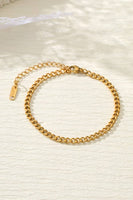 STAINLESS STEEL WATERPROOF TARNISH FREE BRACELET | 40B112: PAPERCLIP
