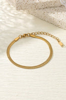 STAINLESS STEEL WATERPROOF TARNISH FREE BRACELET | 40B112: PAPERCLIP