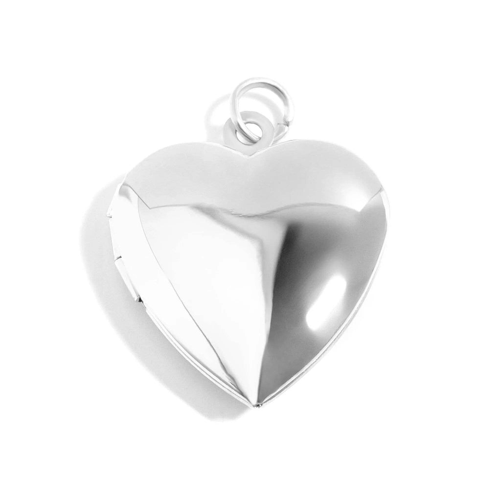 18K Gold PVD Stainless Steel Heart Locket / PDL0239: Gold