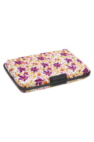 Itty Bitty Floral Paisley Leopard Glossy Card Case