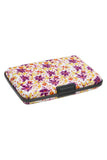 Itty Bitty Floral Paisley Leopard Glossy Card Case