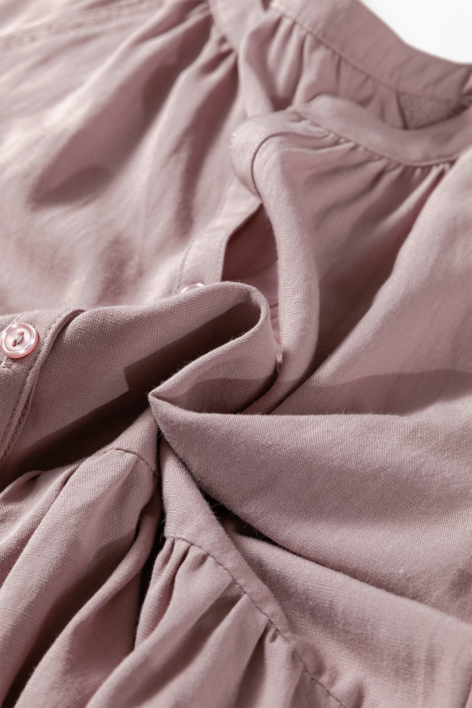 Sepia Rose Ruffled Loose Blouse