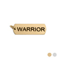 18K Gold PVD Stainless Steel "Warrior" Charm: Gold