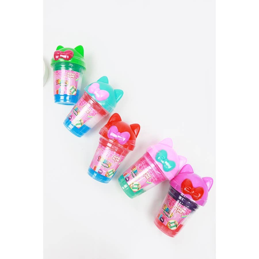 Cat Ear Slime Bottle: MIX COLOR / ONE(12)