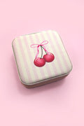 DESIGNED JEWELRY ORGANIZER TRAVEL BOX CASE | 40P566: CHERY OFF WHITE