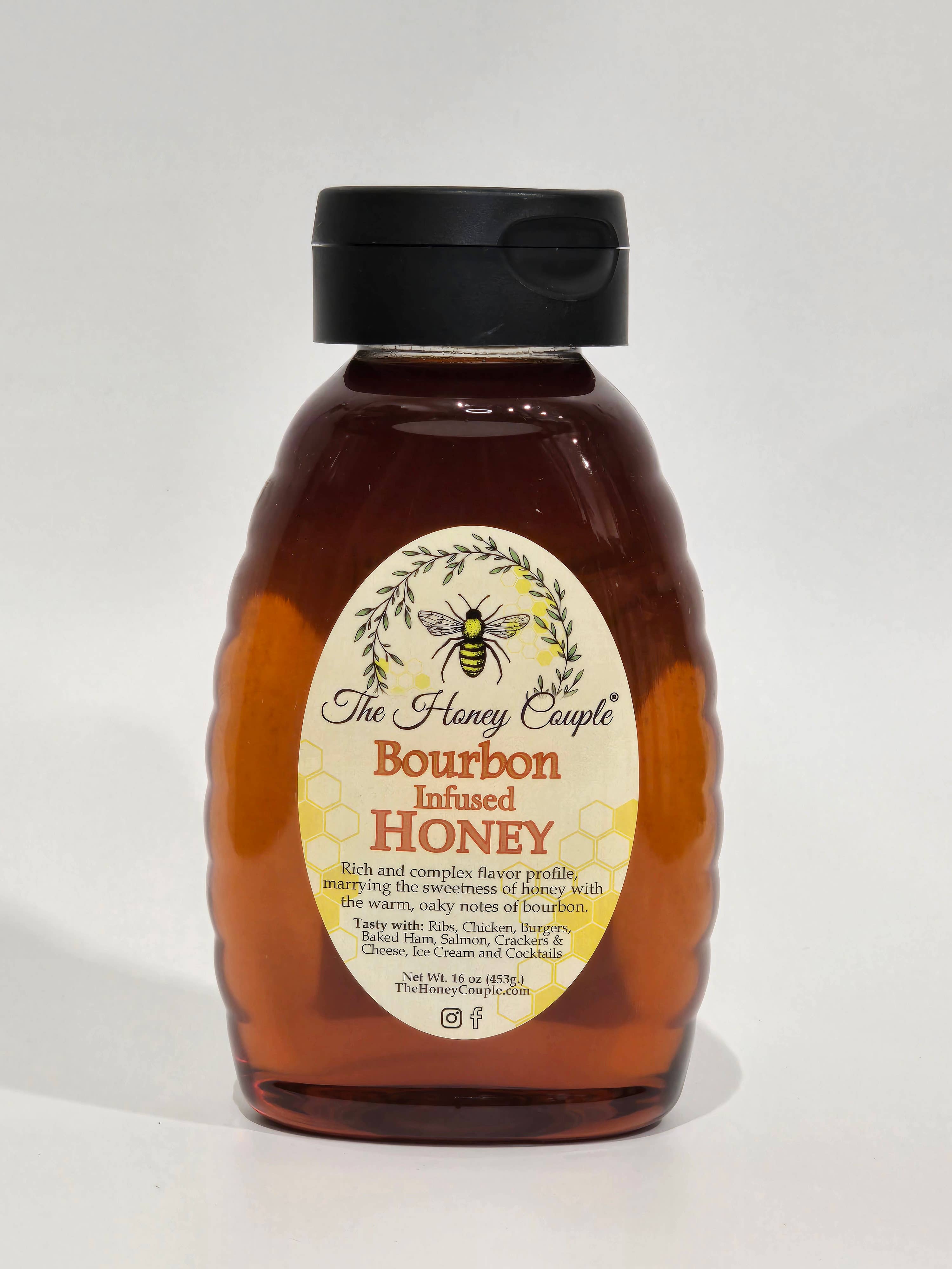 Bourbon Infused Honey: 2oz