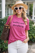 Coffee and Thrifting Soft Tee Shirt