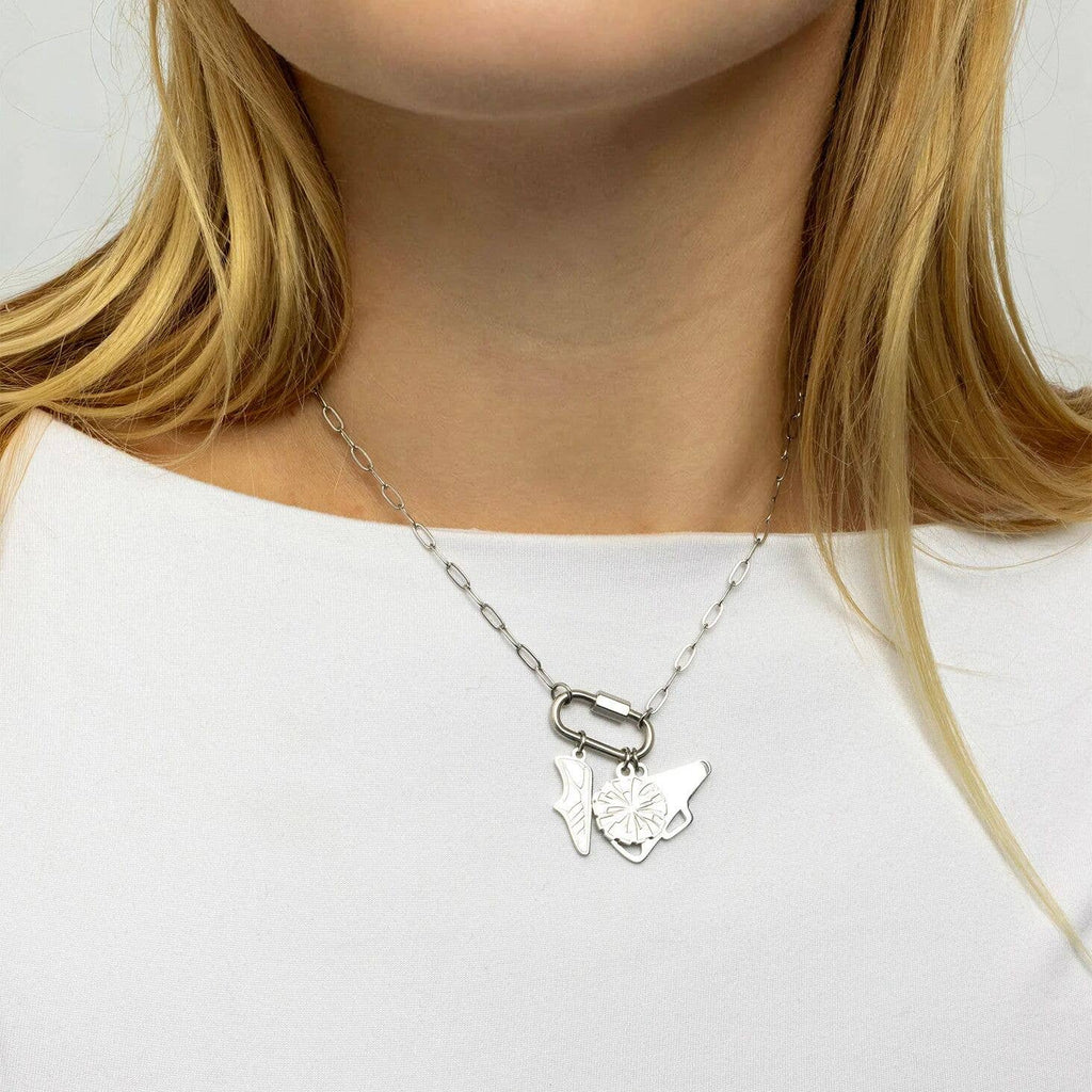 18K Gold PVD Stainless Steel Megaphone Charm: Gold