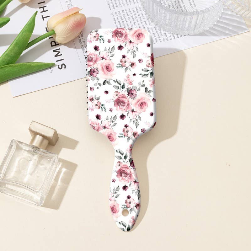 LARGE DETANGLE PADDLE HAIR BRUSH COMB | 40HC100: LEMON