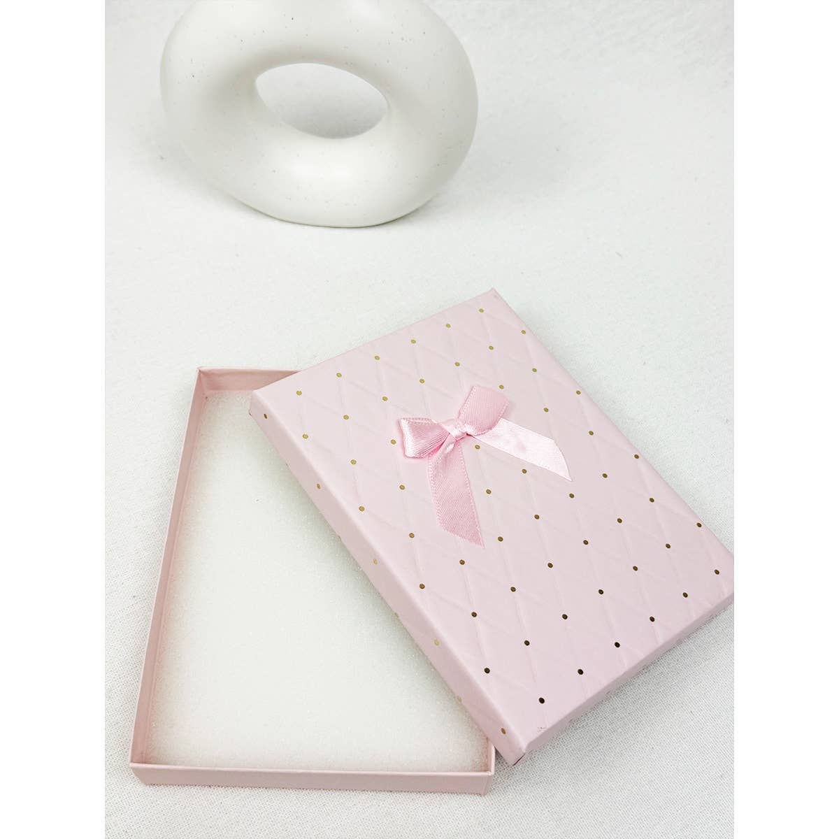Embossed Design Jewelry Gift Box Set: MIX COLOR / ONE(12)