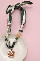HANDMADE SCARF CHARM NECKLACE | 80N91790: N