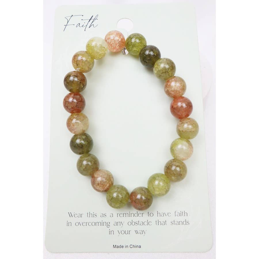 Inspirational Healing Stone Bracelets: MIX COLOR / ONE(12)