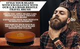 G.B.S Travel Sized 100% Boar Bristle Beard Brush