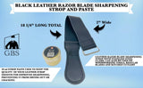 G.B.S Complete Men’s Wood Shaving Set - Straight Razor 6/8"