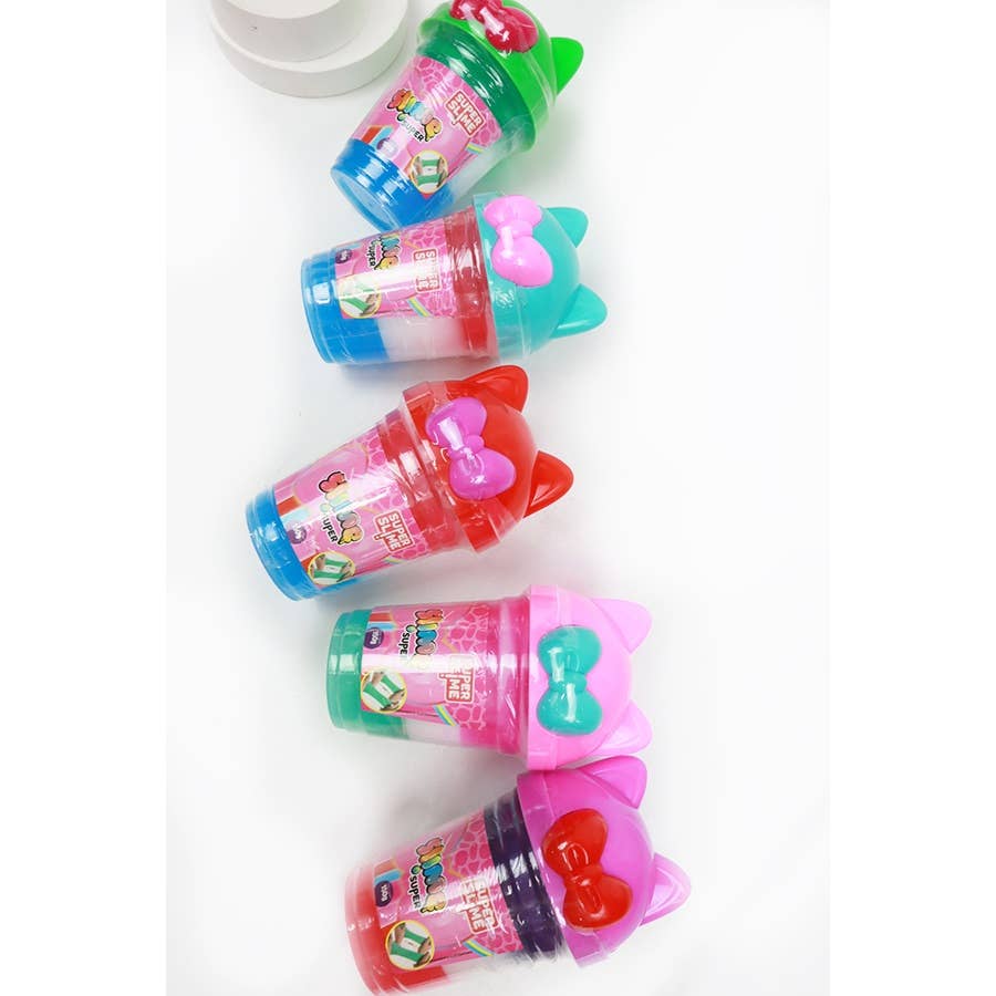 Cat Ear Slime Bottle: MIX COLOR / ONE(12)