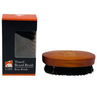 G.B.S Travel Sized 100% Boar Bristle Beard Brush
