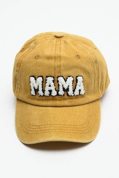 WASHED SHERPA MAMA BASEBALL CAP 40HW701: WASHED TERRCOTTA