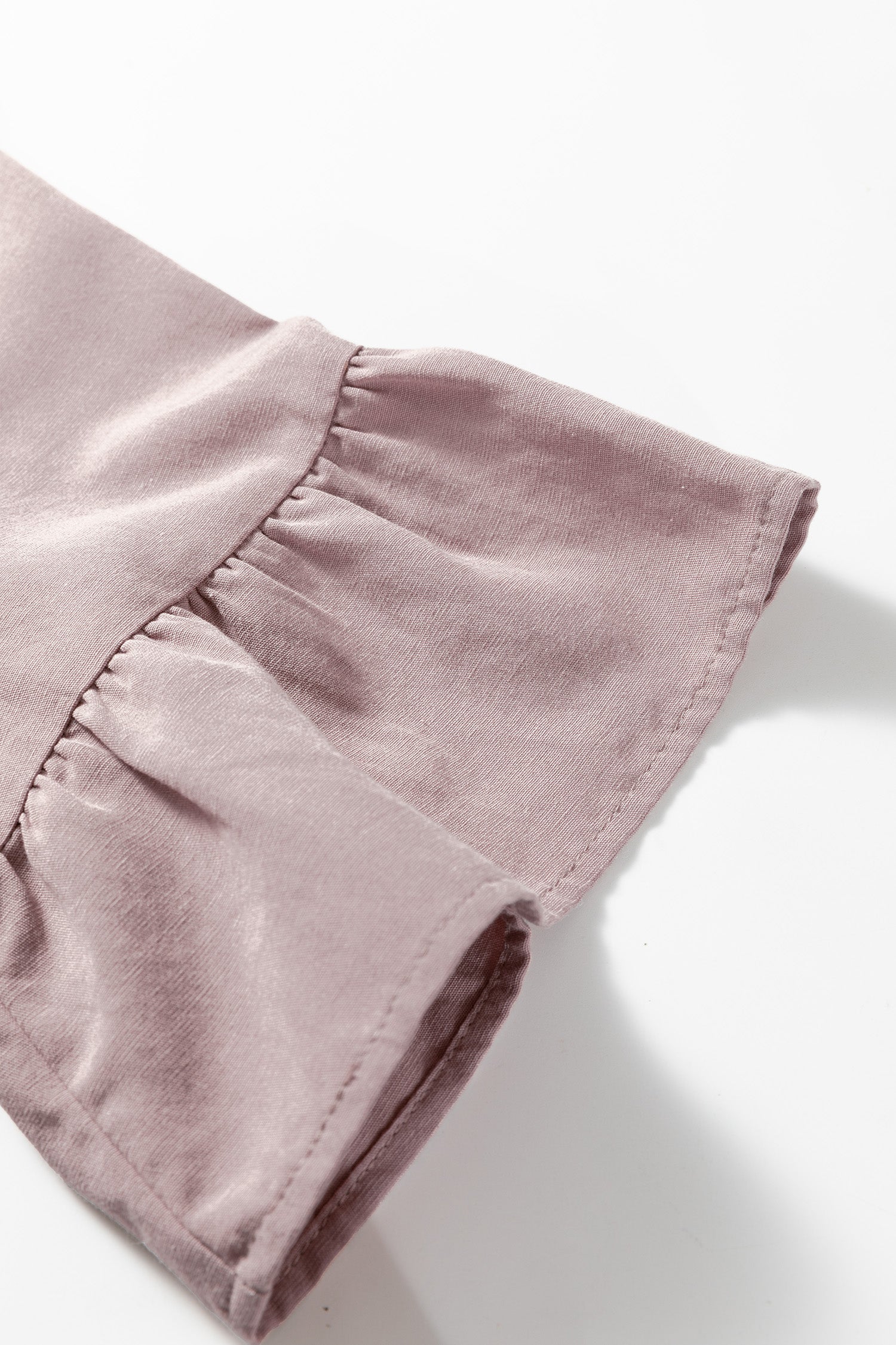Sepia Rose Ruffled Loose Blouse