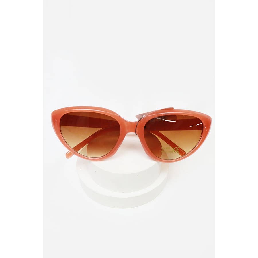 Retro Cat Eye Vintage Narrow Sunglasses: MIX COLOR / ONE(12)