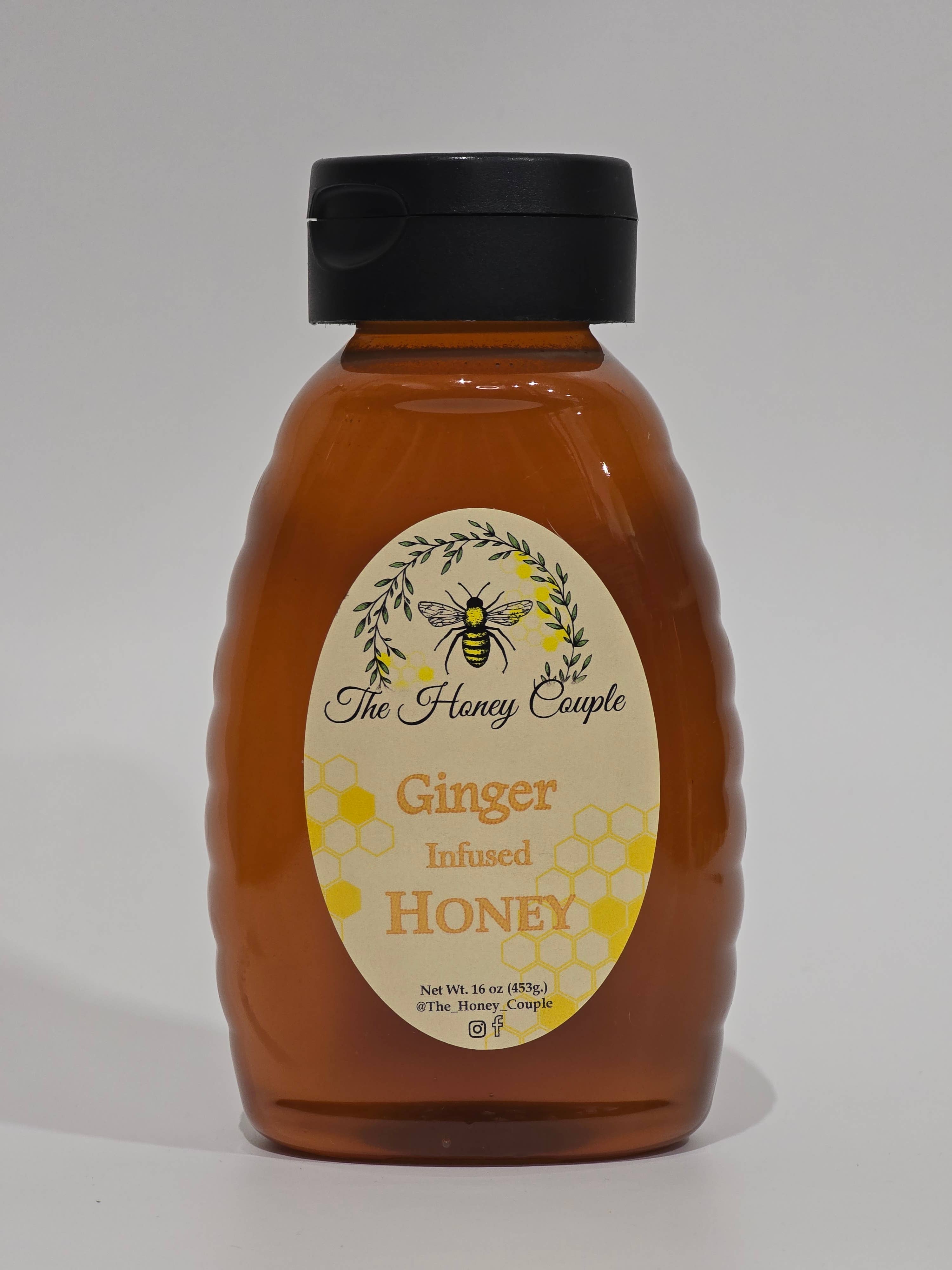 Ginger Infused Honey: 2oz