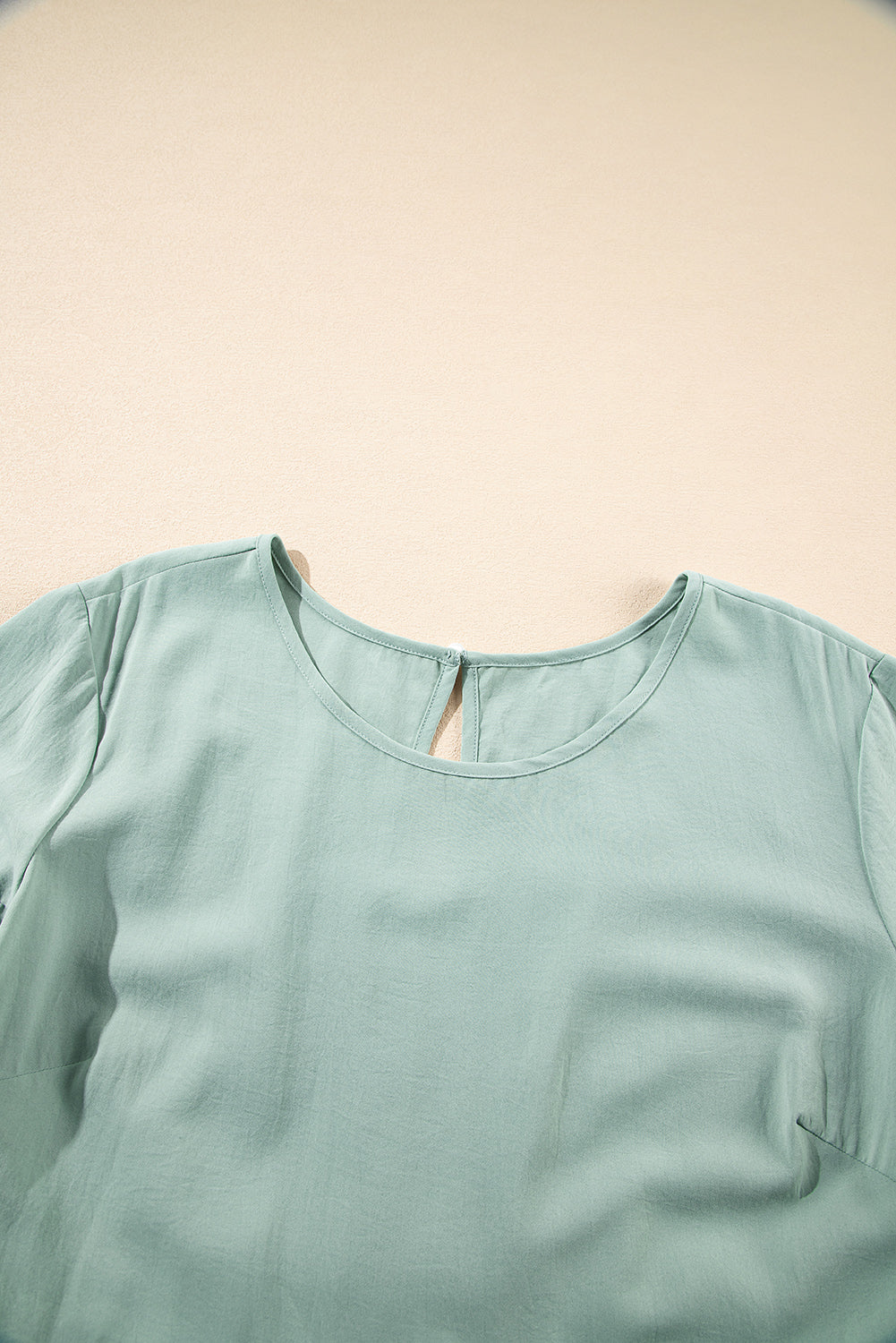 Grass Green Ruffle Flared Mini Dress