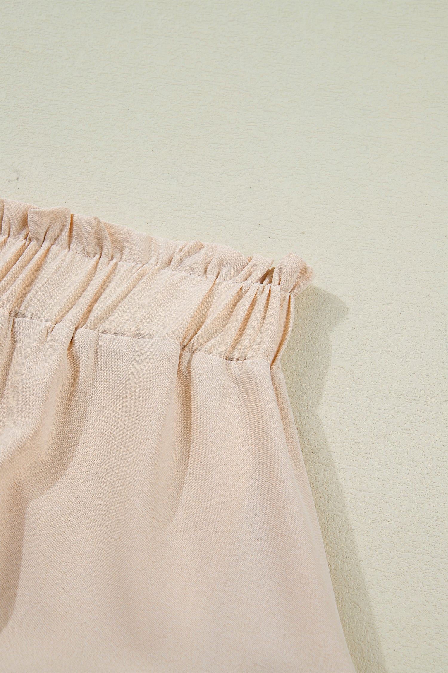 Parchment Plus Size Boho Ruffled Shorts