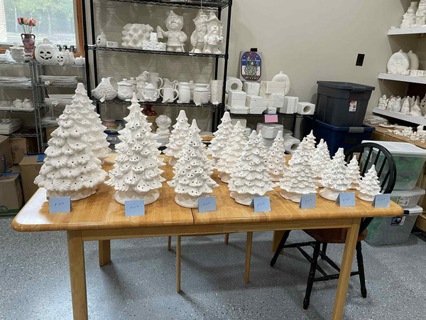 SOLD OUT November Ceramic Christmas Tree Painting Reservation