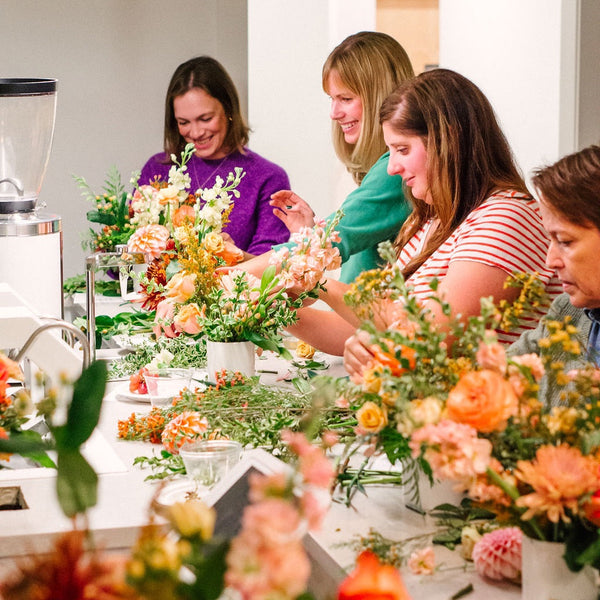 Fall Flower Arrangement Class Reservation
