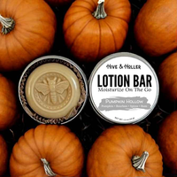 Pumpkin Hollow Solid Lotion Bar