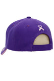 Breast Cancer Awareness Ribbon Baseball Cap: White