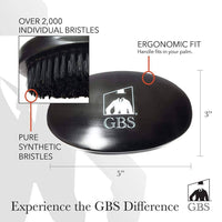 GENTS FGP Military Hair Brush Dual Head and Beard Brush