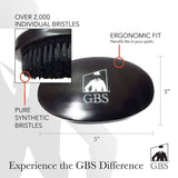 GENTS FGP Military Hair Brush Dual Head and Beard Brush