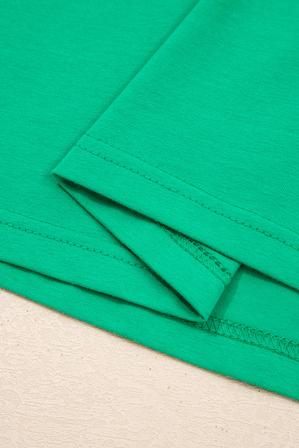 Dark Green Plus Size Flutter Sleeve Blouse