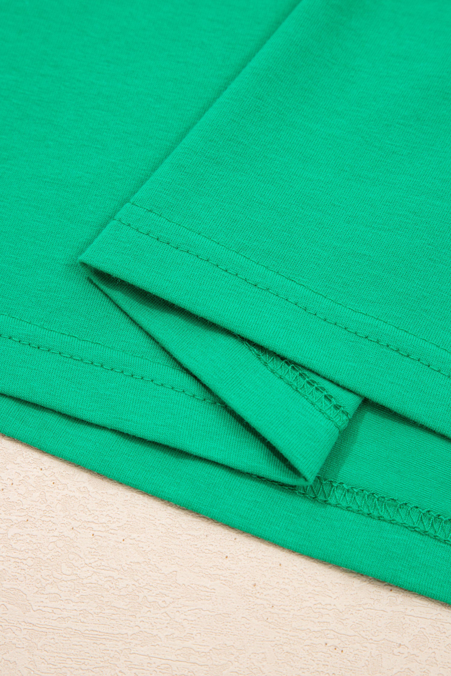Dark Green Plus Size Flutter Sleeve Blouse