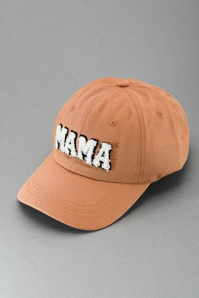 WASHED SHERPA MAMA BASEBALL CAP 40HW701: WASHED TERRCOTTA