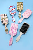 LARGE DETANGLE PADDLE HAIR BRUSH COMB | 40HC100: BOW D